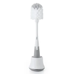 Bottle Brush with Nipple Cleaner and Stand - Grey