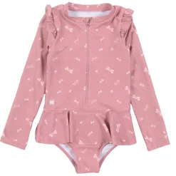 Bows Ls Uv Swimsuit 2-6