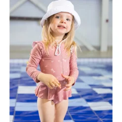 Bows Ls Uv Swimsuit 12-24m