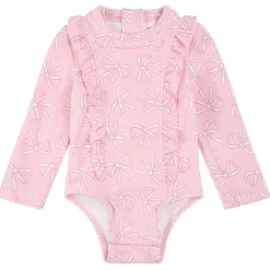 Bows UV Long Sleeve Swimsuit 2-6y