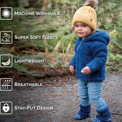 Brown Bear Stay-Put Bootie