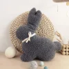 Bunny Plush Cushion - Grey