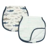 Burp Cloth Set - Sharks
