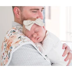 Burp Cloths (3) - Flower Autumn