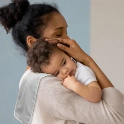Burp pads (2)Grey Stars/White