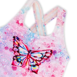 Butterflies One Piece Swimsuit 2-6y