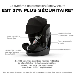 Callisto G 360 Rotating All-in-One Car Seat - Moon Black
