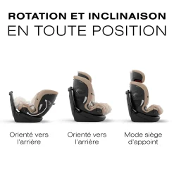 Callisto G 360 Rotating All-in-One Car Seat - Almond Beige