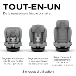Callisto G 360 Rotating All-in-One Car Seat - Stone Grey