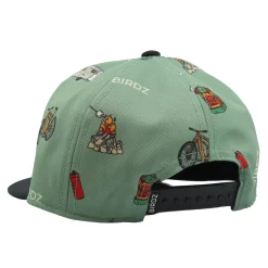 Camping Print Snapback 2-16