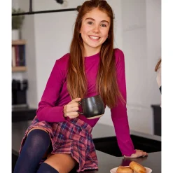 Campus Plaid Skirt 2-12