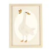 Canva with Natural Frame - Goose