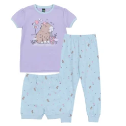 Capybara 3pc Pajamas 2-12