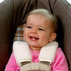 Car Seat Soft Straps - Ivory