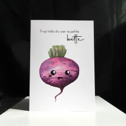 Carte De Souhait Petite Bette