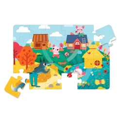 Casse-Têtes 12 Pièces (2) - Les 3 Petits Cochons