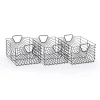 Central Park Storage Baskets (Set Of 3) - Black