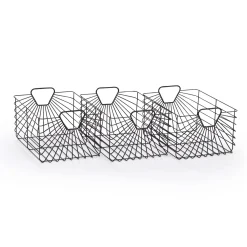 Central Park Storage Baskets (Set Of 3) - Black