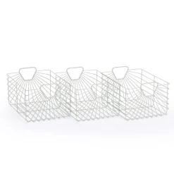 Central Park Storage Baskets (Set Of 3) - Sage