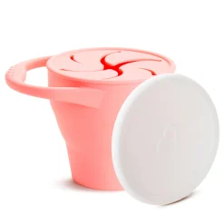 C’est Silicone!™ Snack Catcher with Lid - Coral