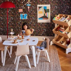 Chairs Bear Naturel/ Whte (2)