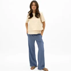 Chambray Maternity Pants