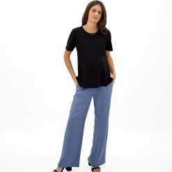 Chambray Maternity Pants