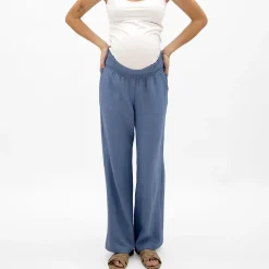 Chambray Maternity Pants