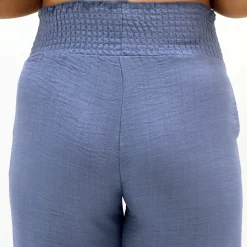 Chambray Maternity Shorts