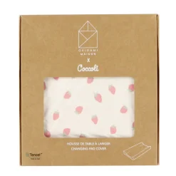 Changing Pad Cover - Strawberries