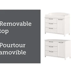 Changing Table - Daisie Pure White