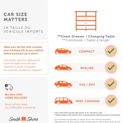 Changing Table - Daisie Pure White