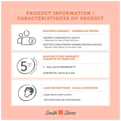 Changing Table - Daisie Pure White