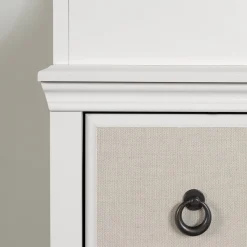 Changing Table with Drawers - Cotton Candy White and Beige