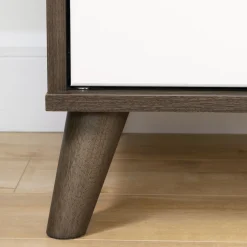 Changing Table Yodi - Natural Walnut / White