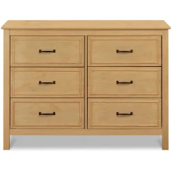 Charlie 6-Drawer Double Dresser - Honey