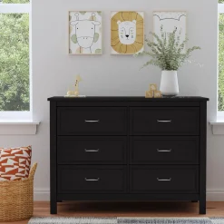 Charlie 6-Drawer Double Dresser - Ebony