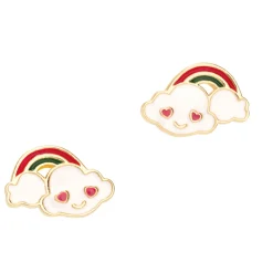 Charming Whimsy Necklace and Earring Gift Set - Cloud Luvs Rainbow