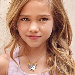 Charming Whimsy Necklace and Earring Gift Set - Unicorn Dreams