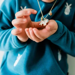 Charming Whimsy Necklace and Earring Gift Set - Unicorn Dreams