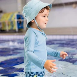 Checkered Ls Uv Swimsuit 6-24m