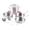 Chef's Collection Mini Pots and Pans Cookware 8 Pieces