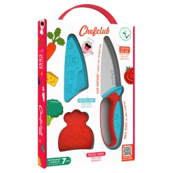 Chef's Knife - Blue/Red