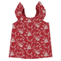 Cherries Flowers Tank Top 7-14