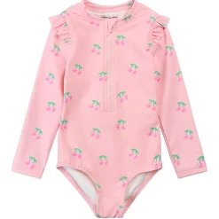 Cherries UV Long Sleeve Swimsuit 12-24m