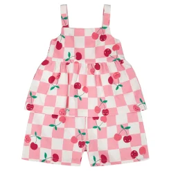 Cherry Check Romper 7-10
