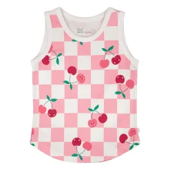 Cherry Check Tank Top 3-6