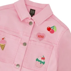 Cherry Pink Denim Jacket 7-10