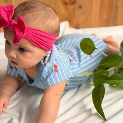 Cherry Stripe Bodysuit 3-24m