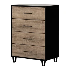 Chest - Arlen Weathered Oak and Matte Black